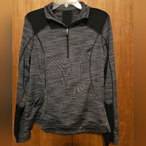 Tek Gear quarter-zip athletic shirt women's large